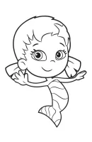 Bubble Guppies kleurplaat 8